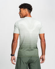 Gradient Seamless T-Shirt - Forest Green