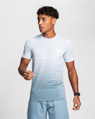 Gradient Seamless T-Shirt - Arctic Blue