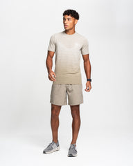 Gradient Seamless T-Shirt - Desert Sand