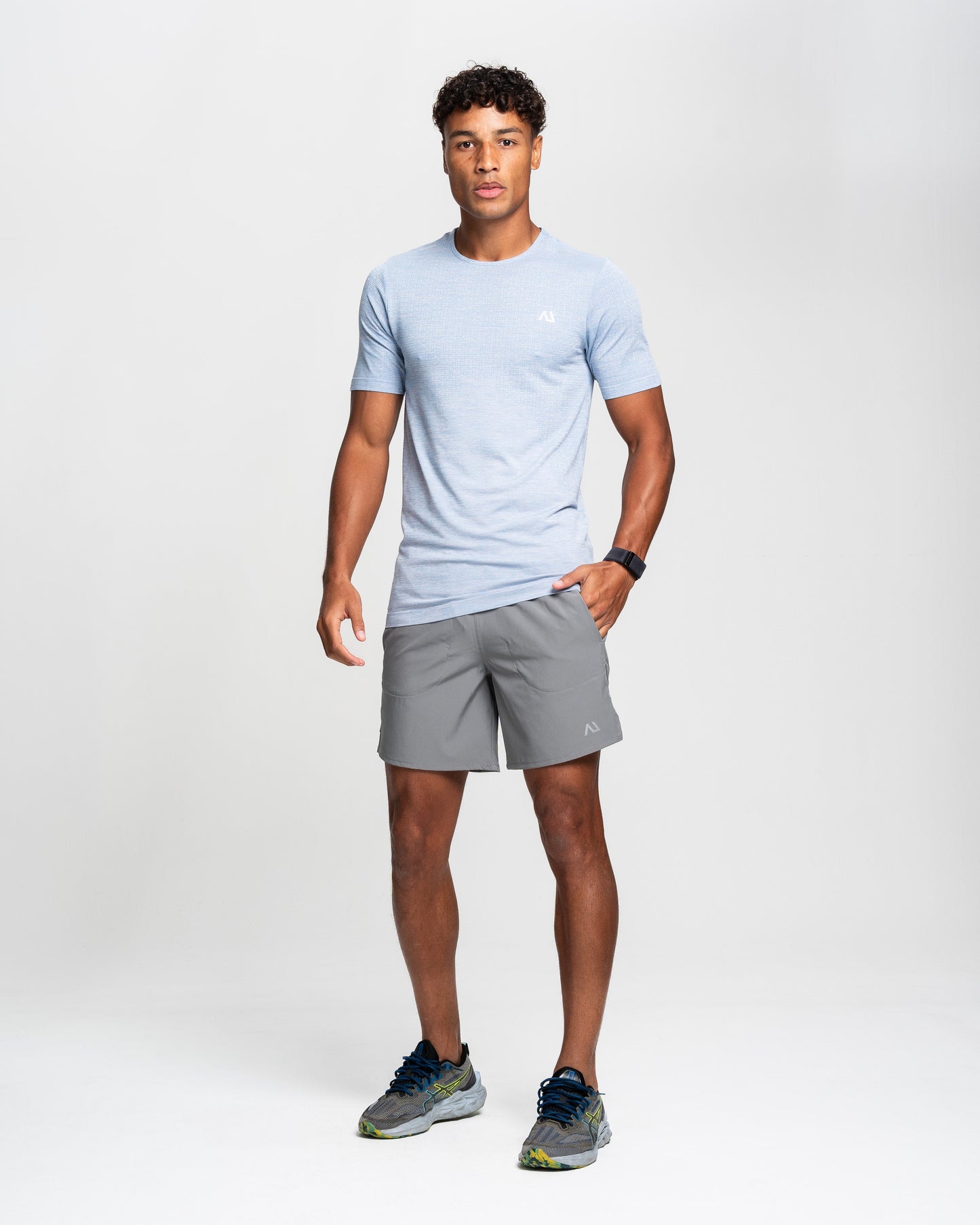 Hino Running Shorts - Grey