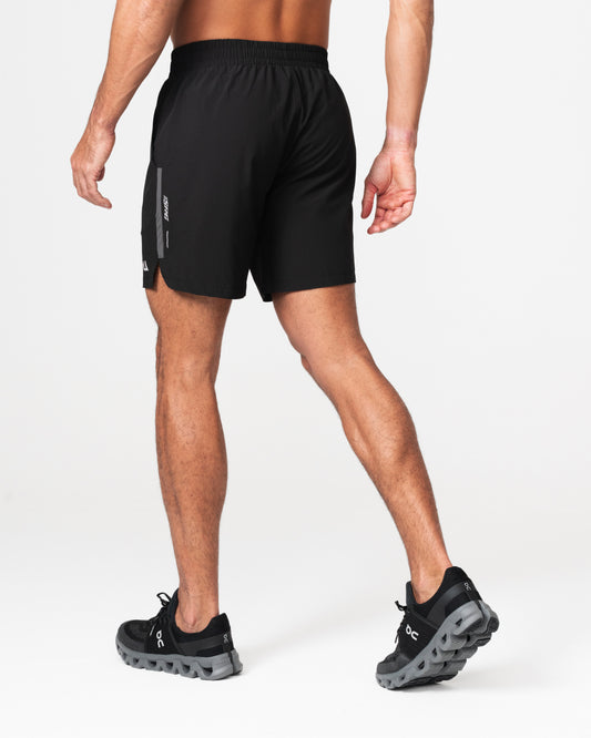 SRG Short in Carbon Black, back view on model