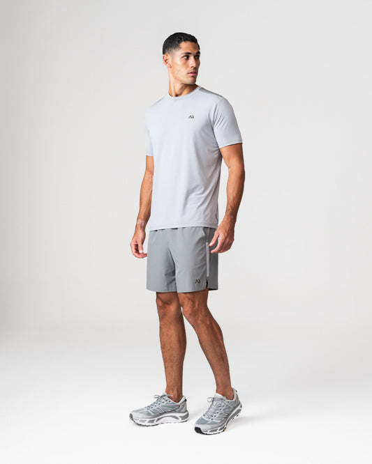 SRG Twin Set in Titanium Grey, full body view on model
